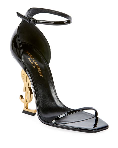 ysl high heels black